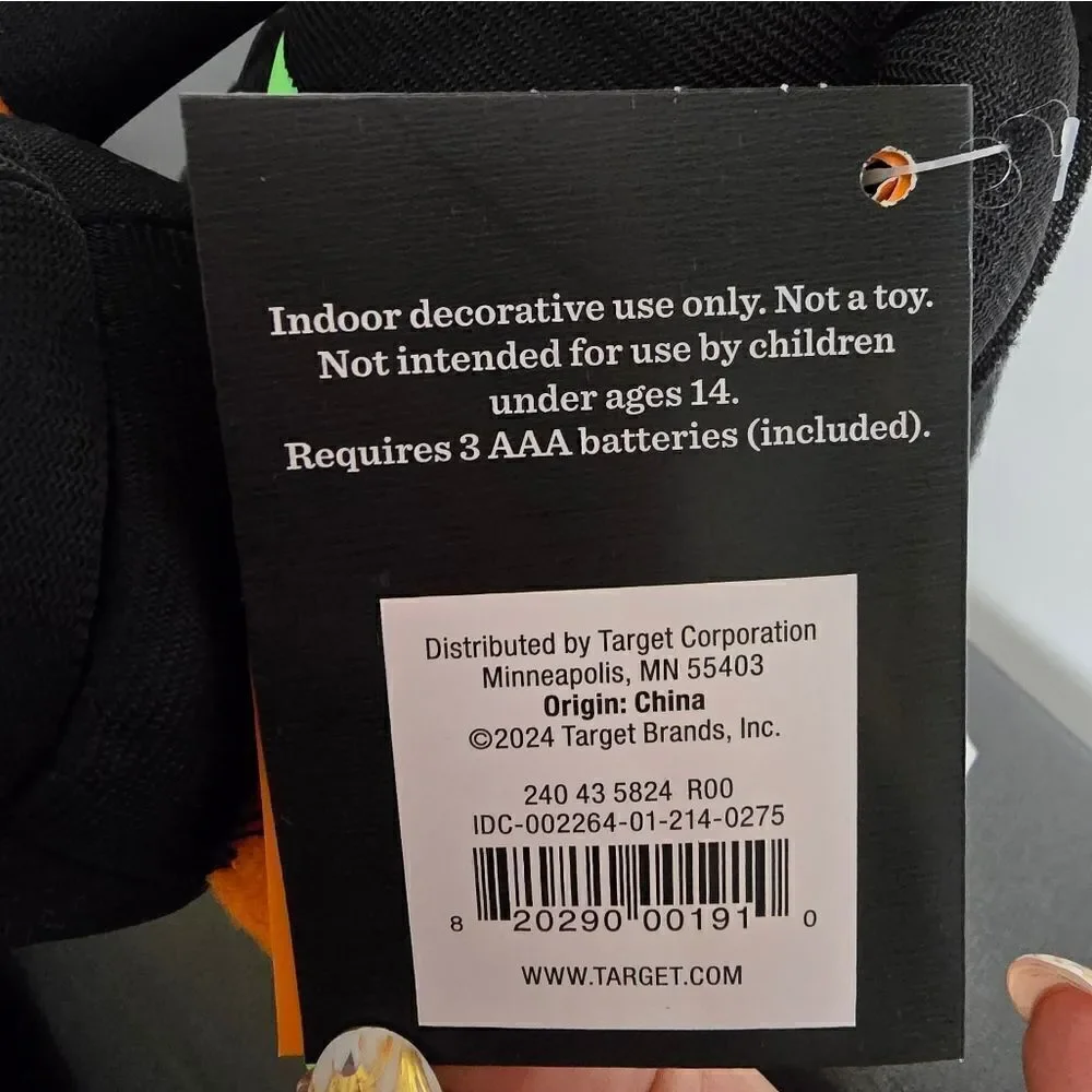 Hyde & Eek! Target Halloween Animated Stirring Pumpkin Witch Motion Plush NWT